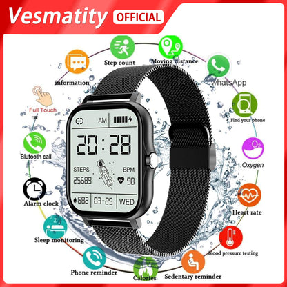 CT2 Smart Watch – Fitness Tracker with Bluetooth Calling & Heart Rate Monitor