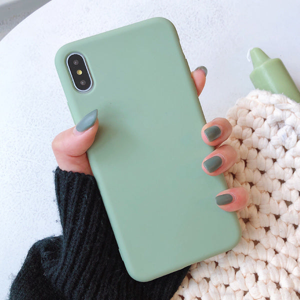 Silicone Phone Case – Soft Touch, Candy Colors & Drop Protection