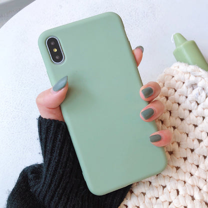 Silicone Phone Case – Soft Touch, Candy Colors & Drop Protection