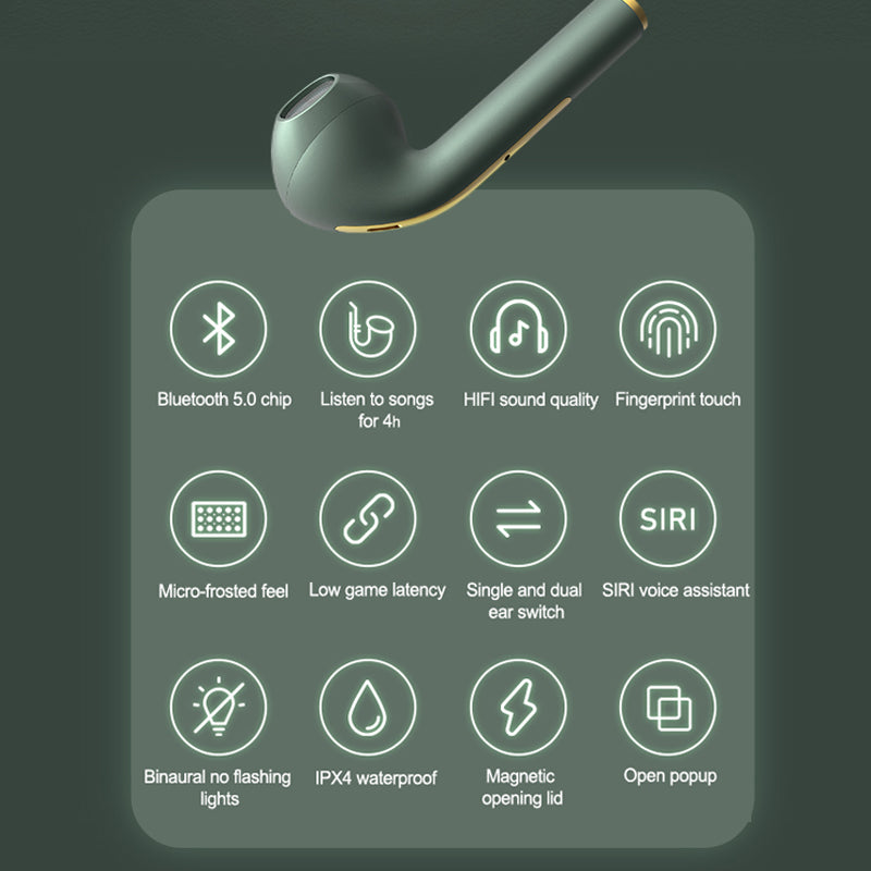 Wireless Sport Earbuds – Bluetooth TWS with Noise Reduction & Deep Bass
