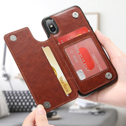 Leather Wallet Phone Case – Card Slots & Slim Folio Design