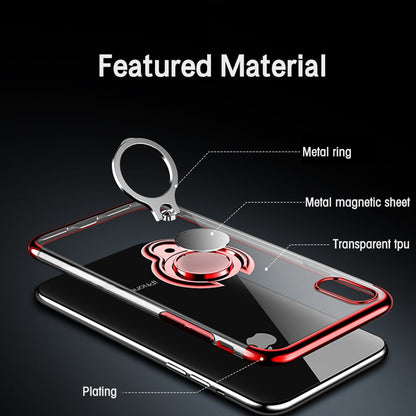 Clear Grip Phone Case – Magnetic Ring Stand & Slim Protection