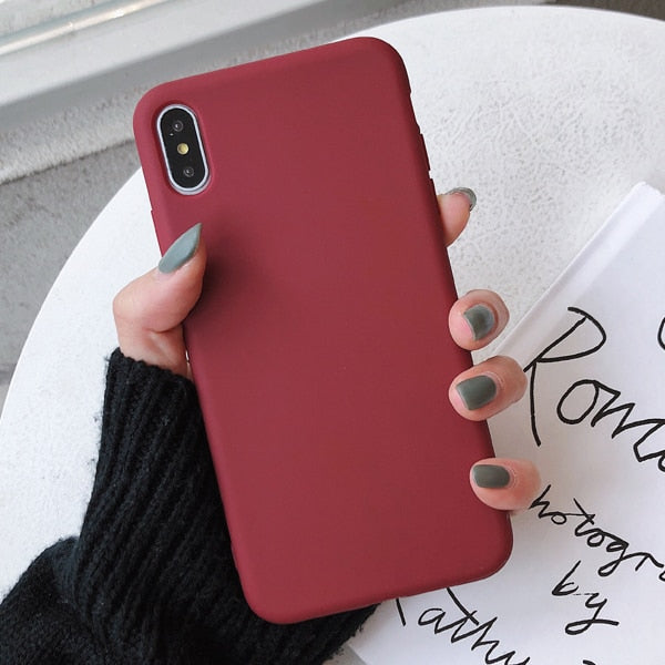 Silicone Phone Case – Soft Touch, Candy Colors & Drop Protection