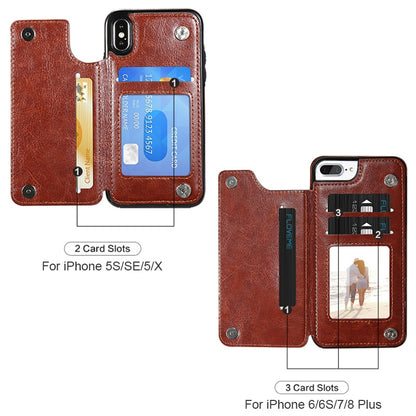 Leather Wallet Phone Case – Card Slots & Slim Folio Design