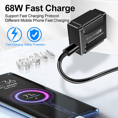 68W Fast Charging Head – Compact Super Fast Phone Charger