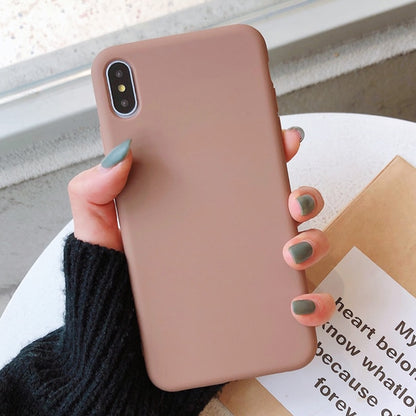 Silicone Phone Case – Soft Touch, Candy Colors & Drop Protection