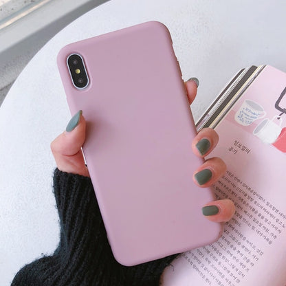 Silicone Phone Case – Soft Touch, Candy Colors & Drop Protection