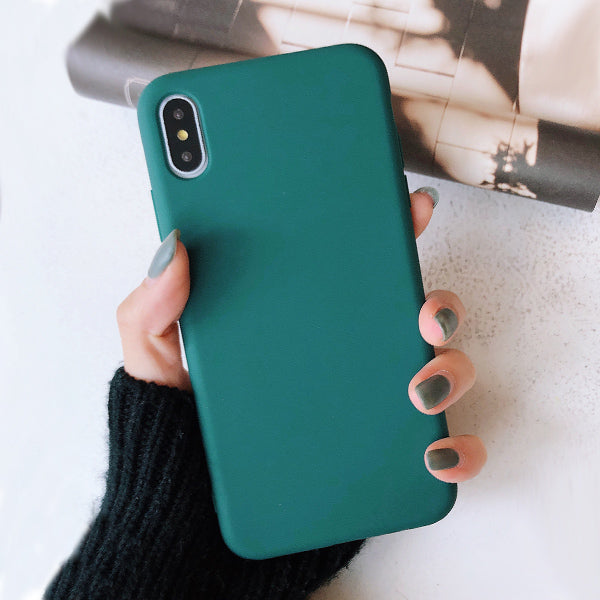 Silicone Phone Case – Soft Touch, Candy Colors & Drop Protection