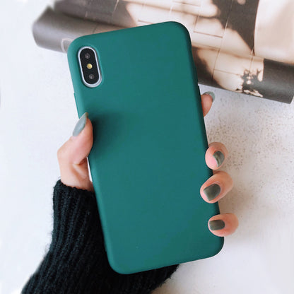 Silicone Phone Case – Soft Touch, Candy Colors & Drop Protection
