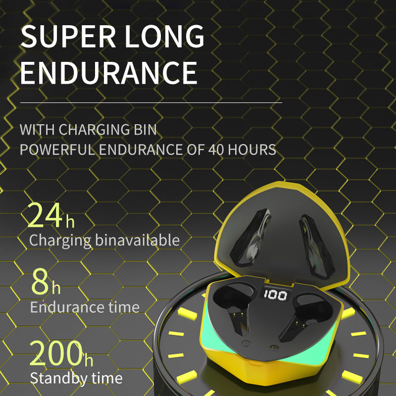 Wireless Gaming Headset – Bluetooth with Binaural Sound & Long Battery Life