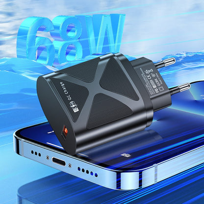68W Super Fast Charger – Universal Mobile Phone Fast Charging Adapter