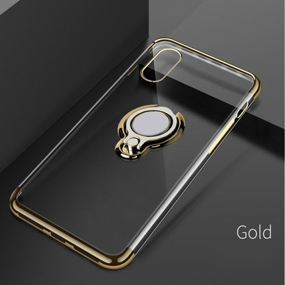 Clear Grip Phone Case – Magnetic Ring Stand & Slim Protection