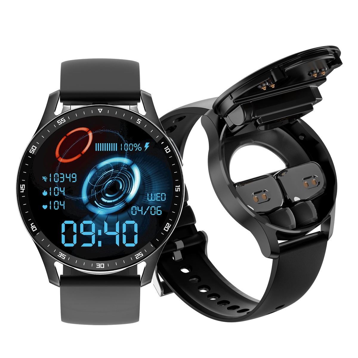 X7 Smart Watch – 2-in-1 Bluetooth Earbuds & Fitness Tracker