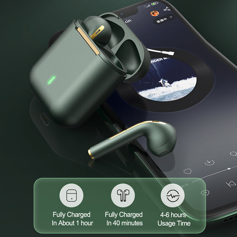 Wireless Sport Earbuds – Bluetooth TWS with Noise Reduction & Deep Bass