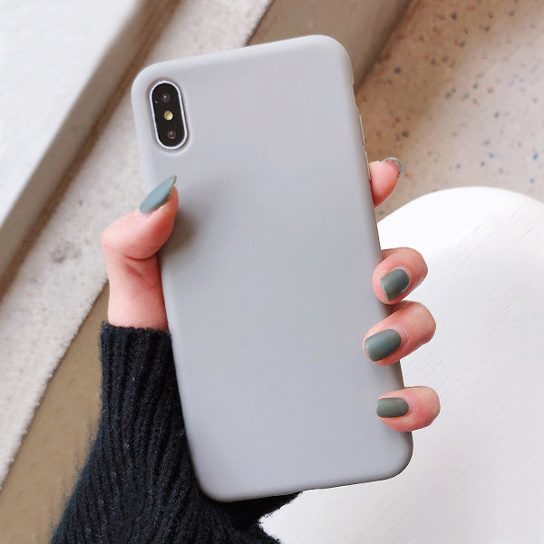 Silicone Phone Case – Soft Touch, Candy Colors & Drop Protection