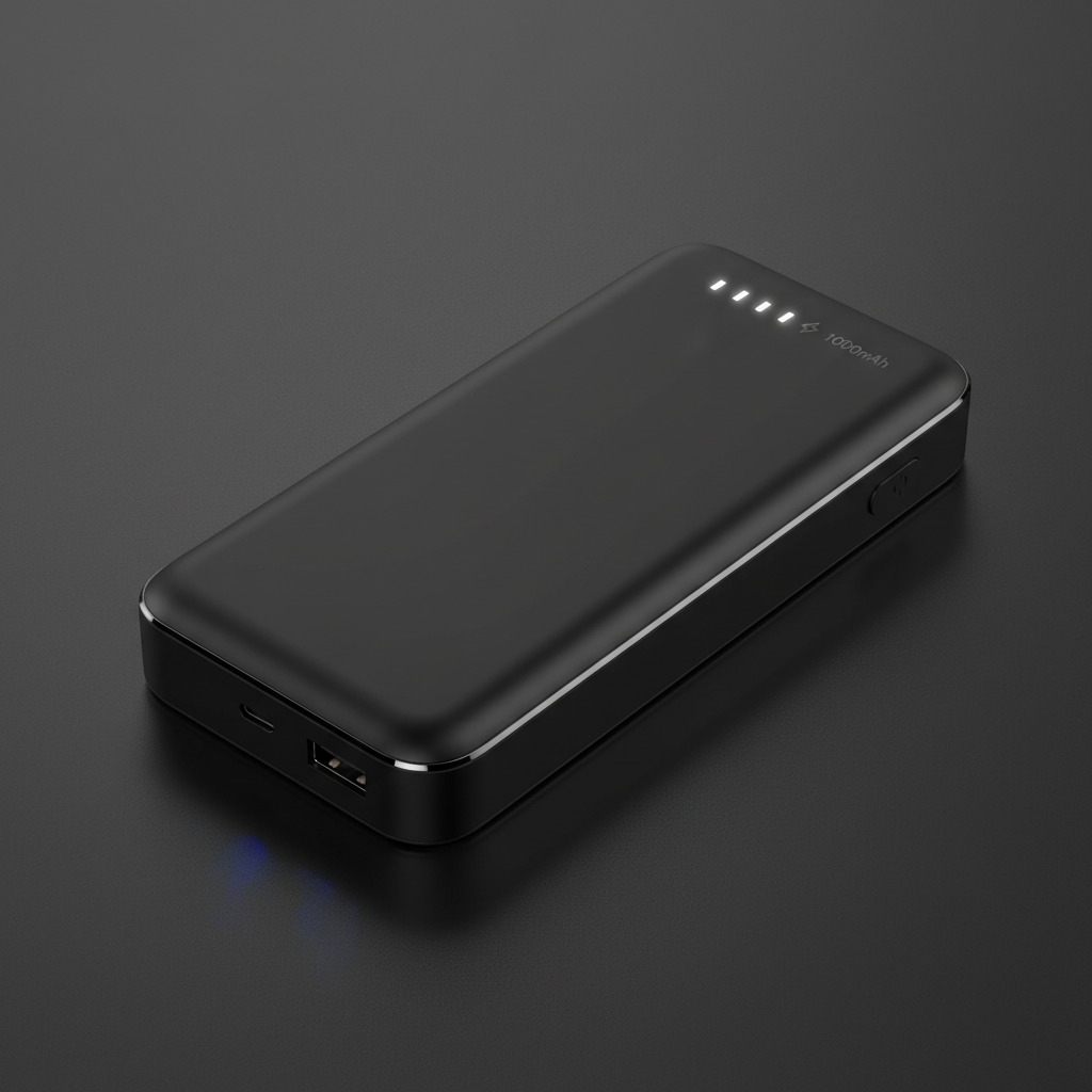 Slim 10000mAh portable power bank battery pack