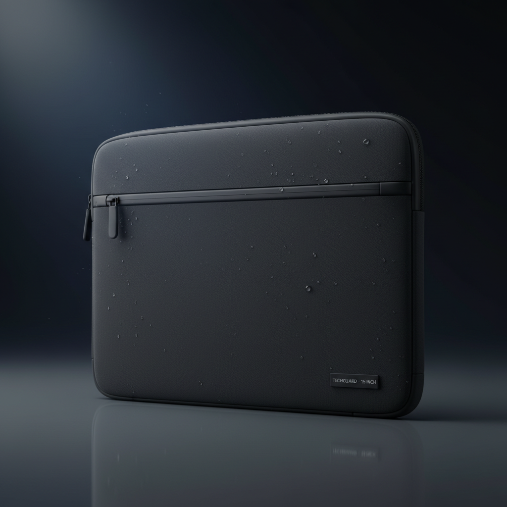 Water-resistant neoprene laptop sleeve